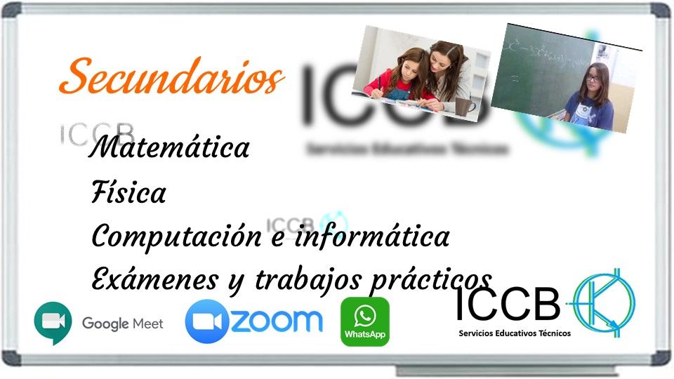 Clases de matemática y física